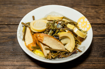 山菜の煮物