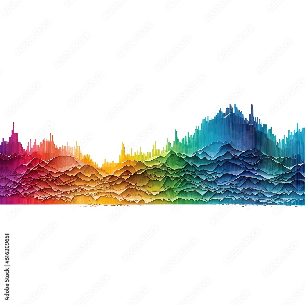 Poster sound waves oscillating with the glow of light, abstract technology background..