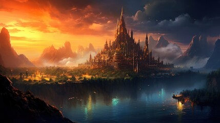 Fantasy Landscape Game Art