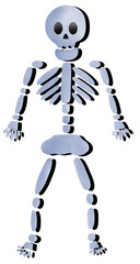 cute halloween skeleton