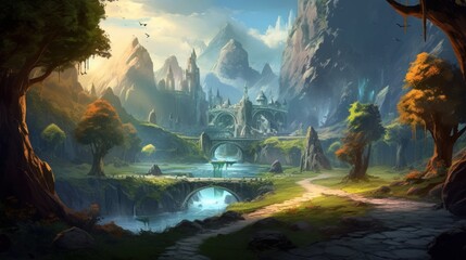 Fantasy Landscape Game Art