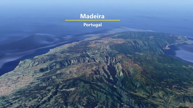 wyspa madera ocean g&oacute;ry krajobraz
