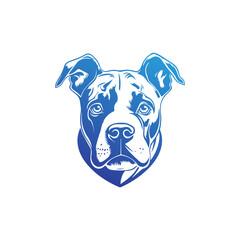 Purebred English Bulldog logo. bulldog security logo, bulldog emblem, bulldog angry, bulldog logo stock illustration. Bulldog Mascot Sport Logo in Vector Illustration