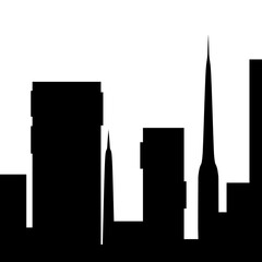 Building silhouette illustration