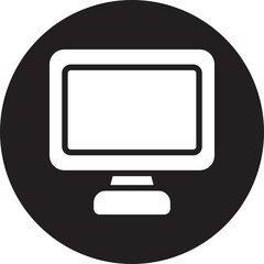 computer glyph icon