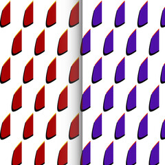 Obraz premium Big collection of memphis seamless vector patterns. Fashion design 80-90s.