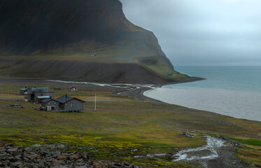 Longyearbyen town, Svalbard Norway