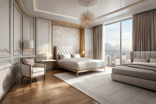 modern living room Generated AI