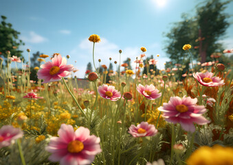 Obraz premium field of flowers