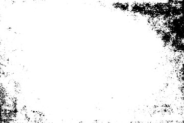 Rustic grunge vector texture with grain and stains. Abstract noise background. Weathered surface. Dirty and damaged. Detailed rough backdrop. Vector graphic illustration with transparent white. EPS10.