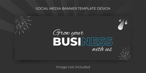 Social Media Banner, Email Banner, Web Banner Template Design, Business Banner Template