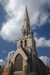 Fototapeta na wymiar All Saints Church on Jesus Lane in Cambridge city, England, UK