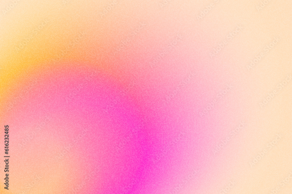 Poster color gradient background, abstract orange grain gradation texture, vector pink noise texture blur a