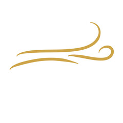 Gold Flourish Swirl Ornament