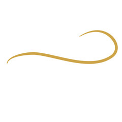 Gold Flourish Swirl Ornament