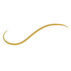 Gold Flourish Swirl Ornament