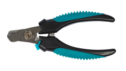 scissors for cutting claws of an animals isolated on white 