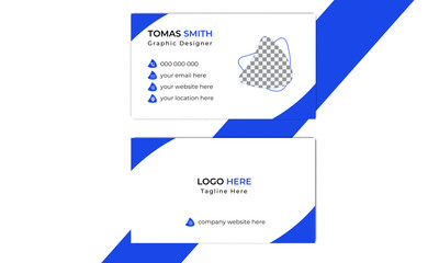 Creative vector business card design