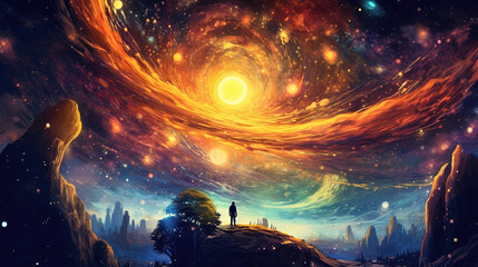 Cosmic Dreamscape: Exploring the Mysteries of the Celestial Realm