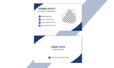Professional vector visiting card design