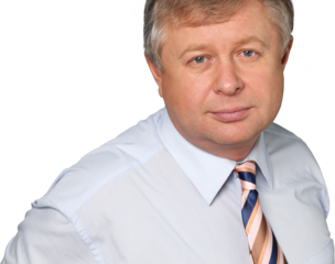 A friendly adult face businessman