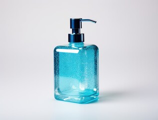 Hand sanitizer in a bottle created with Generative AI technology