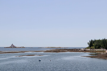 The Cuckolds Lighthouse from Newegan, Maine