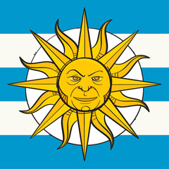 Sol de Mayo Uruguay flag symbol