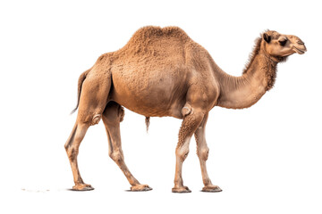 Transparent Background Isolated Camel, Generative AI