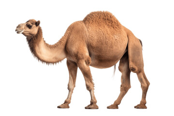 Transparent Background Isolated Camel, Generative AI