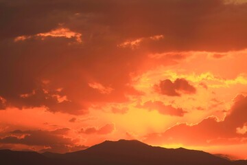 Fototapeta premium Sunset - Cagliari (Sardinia - Italy)