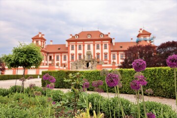 city castle park Troja Prague - obrazy, fototapety, plakaty