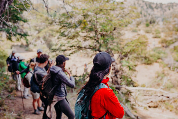 Mountain, lake and trekking