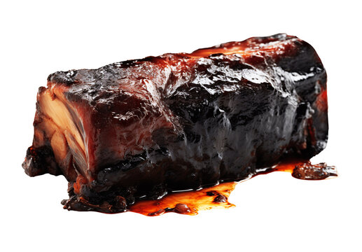 Peruvian food Anticucho on transparent background. Generative AI.