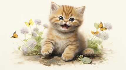 Playful Exotic Shorthair Kitten - Joyful Antics