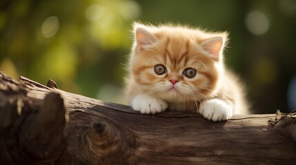 Adorable Exotic Shorthair Kitten - Sweetness Captured