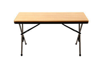 folding table isolated on a transparent background, generative ai