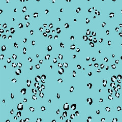 Abstract modern leopard seamless pattern. Animals trendy background. Color decorative vector stock illustration for print, card, postcard, fabric, textile. Modern ornament of stylized skin © Alla