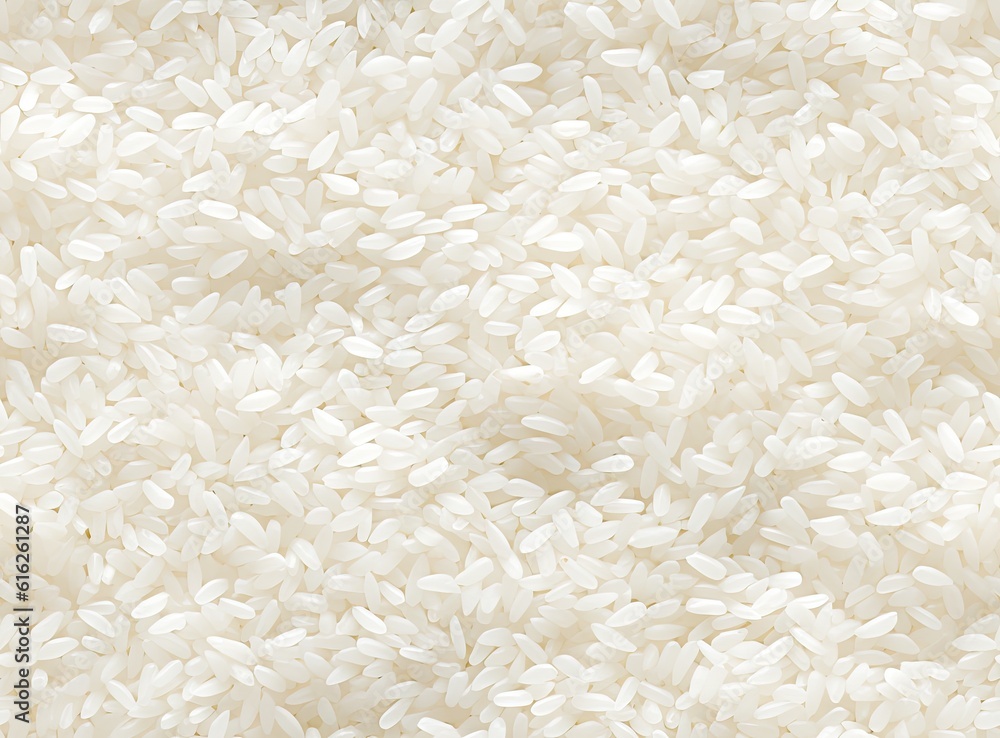 Poster basmati rice seamless texture created with generative ai technology