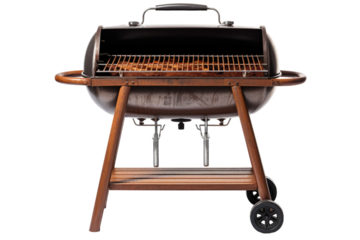 barbecue grill stand isolated on a transparent background, generative ai
