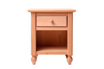 nightstand isolated on a transparent background, generative ai