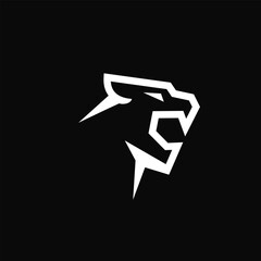 Panther Head Logo Design Inspiration © apfan