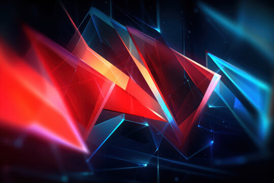 Dynamic Geometric Abstraction: Modern Light Lines and Shapes