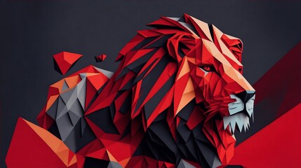3d lion design