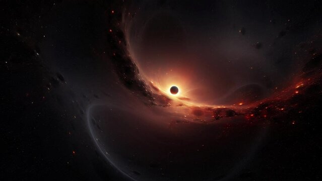 A black hole at the edge of a galaxy. An interesting new world.