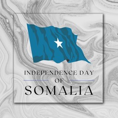 Premium Vector | Happy somalia independence day july 1st celebration vector for poster banner advertising greeting