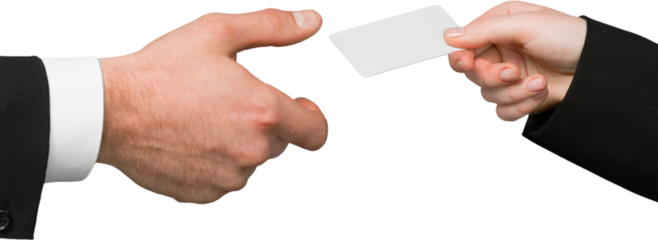 Business people shake hands, deal concept