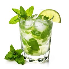 Mojito on white background