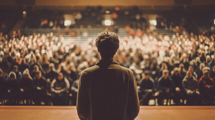 Engaged Audience in a Conference Hall: Captivating Lecture by Male Speaker on Business and Entrepreneurship. Presentation of a teacher
Generative AI