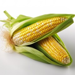 Professional photo of delicious fresh corn